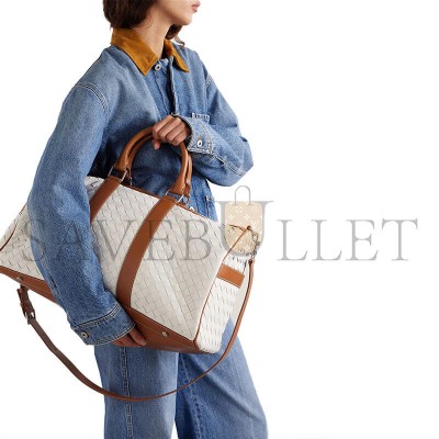 BOTTEGA VENETA INTRECCIATO LEATHER WEEKEND BAG (50*28*24cm) BOTTEGA VENETA INTRECCIATO LEATHER WEEKEND BAG (50*28*24cm)